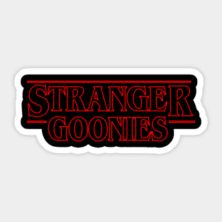 Stranger Goonies Sticker